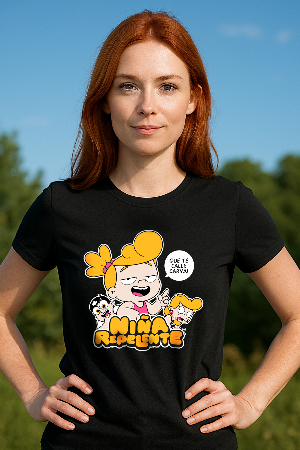 camiseta niña repelente